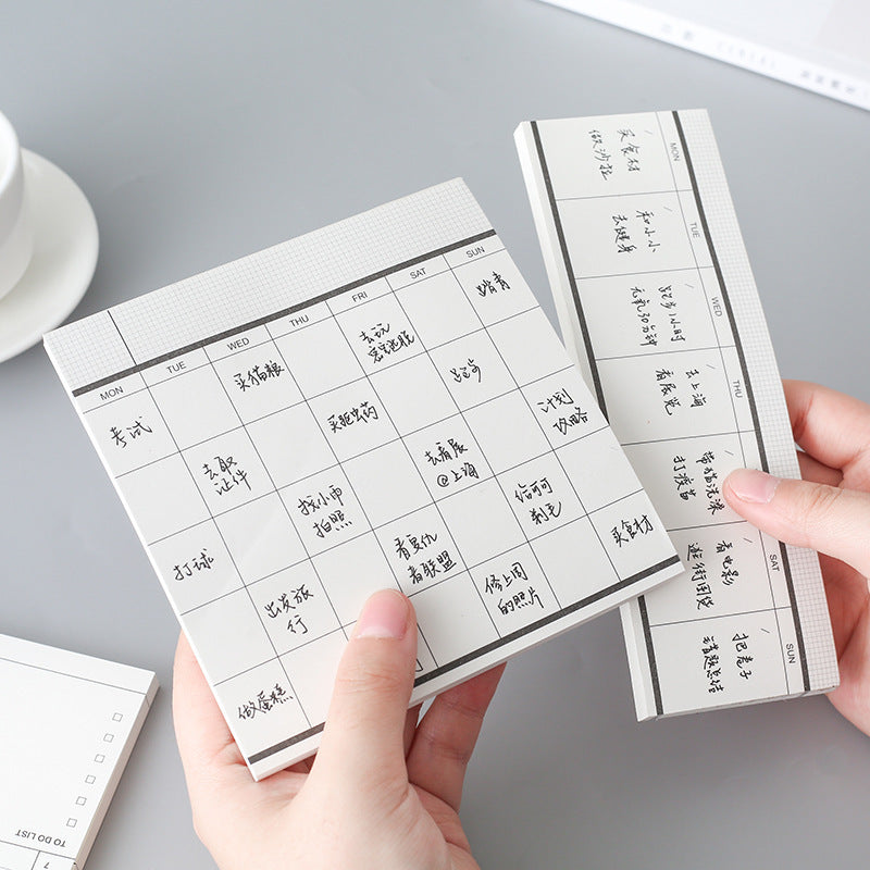 Monats,- Wochenplaner, To-Do Liste mit Notizen in 3 Modellen!