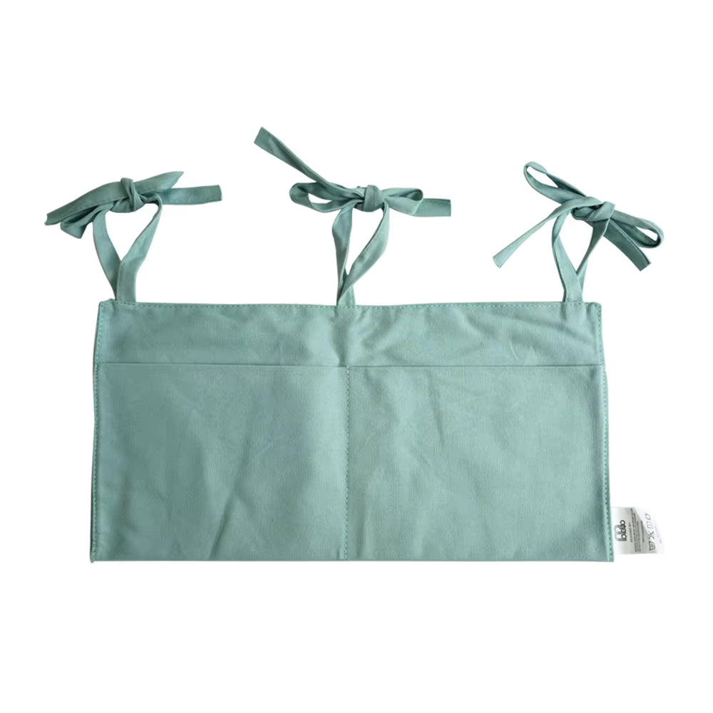 Babybett Organizer – Hängende Wickeltaschen mit 2 Fächern in 4 Farben