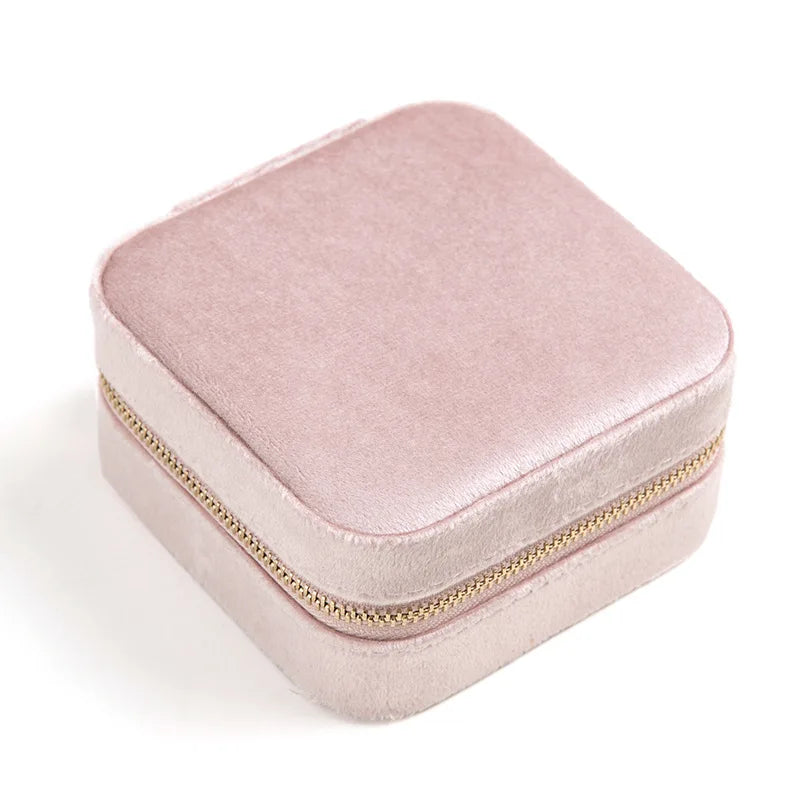 Reise Schmuck Organizer Schmuckschatulle aus Samt verstellbar