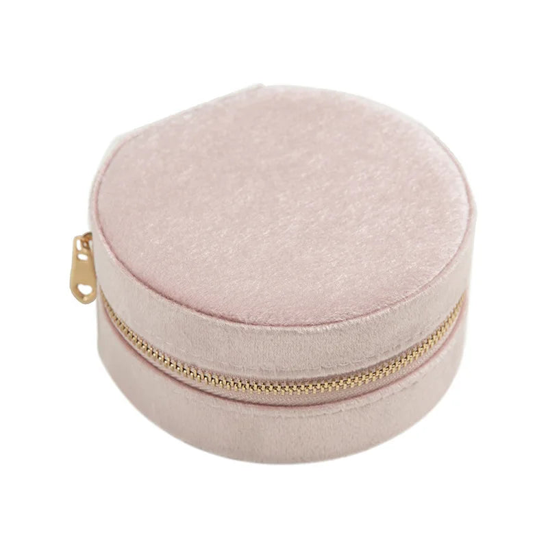 Reise Schmuck Organizer Schmuckschatulle aus Samt verstellbar