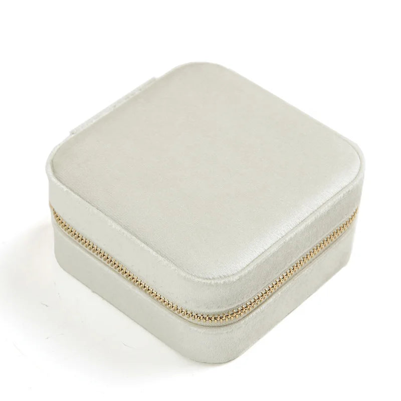Reise Schmuck Organizer Schmuckschatulle aus Samt verstellbar