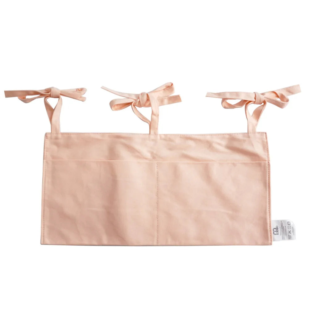 Babybett Organizer – Hängende Wickeltaschen mit 2 Fächern in 4 Farben