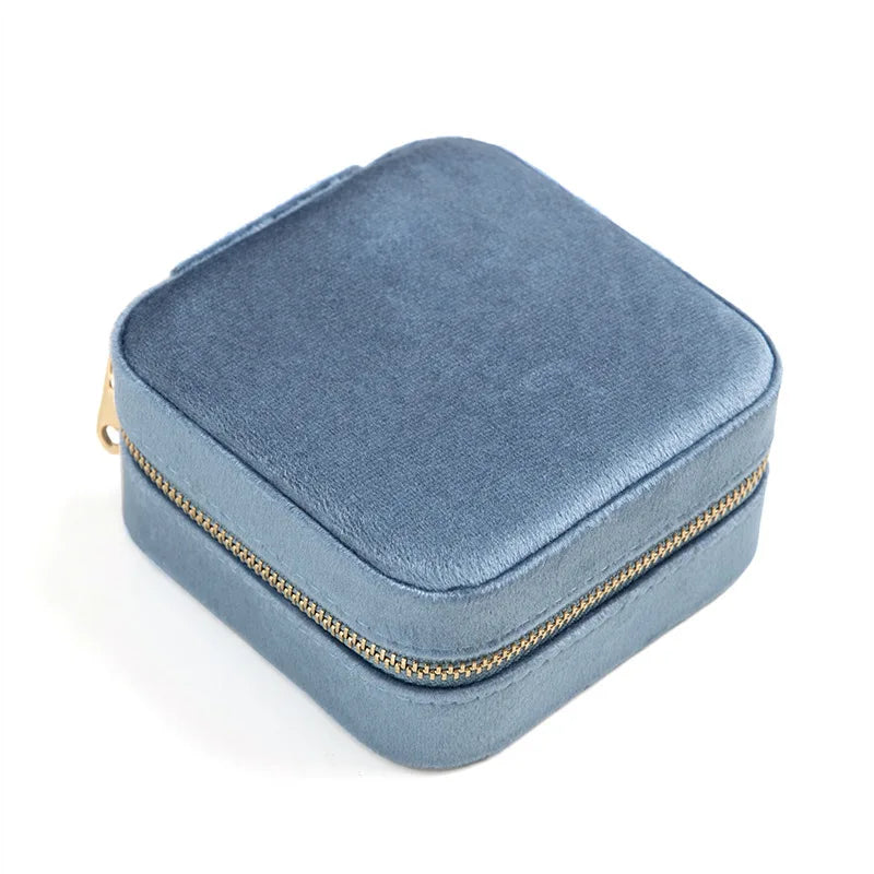 Reise Schmuck Organizer Schmuckschatulle aus Samt verstellbar