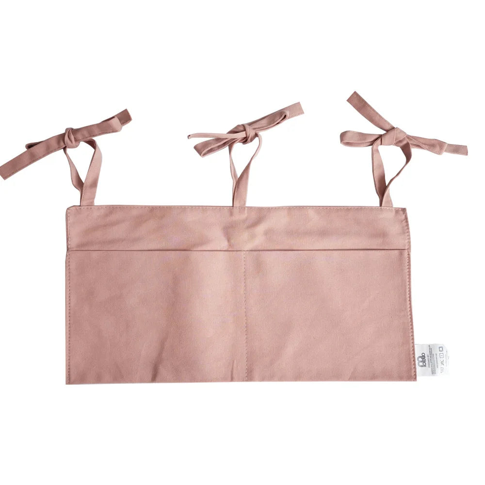 Babybett Organizer – Hängende Wickeltaschen mit 2 Fächern in 4 Farben