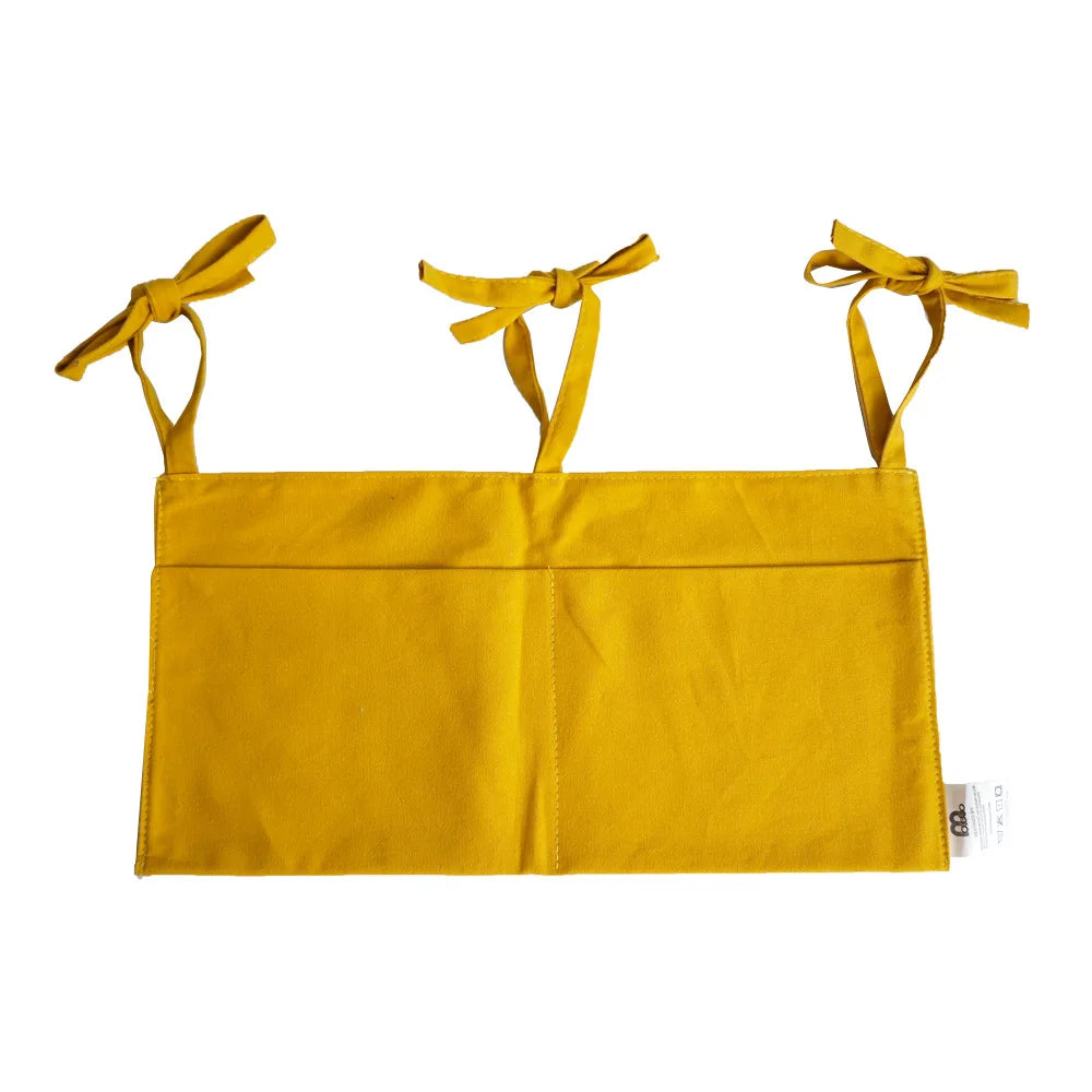 Babybett Organizer – Hängende Wickeltaschen mit 2 Fächern in 4 Farben