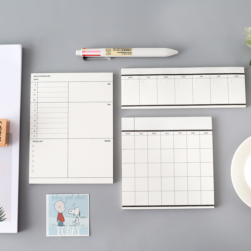 Monats,- Wochenplaner, To-Do Liste mit Notizen in 3 Modellen!