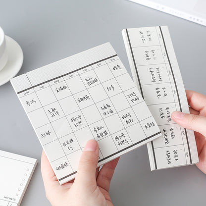 Monats,- Wochenplaner, To-Do Liste mit Notizen in 3 Modellen!