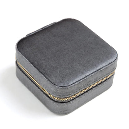 Reise Schmuck Organizer Schmuckschatulle aus Samt verstellbar