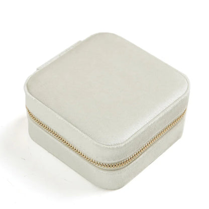 Reise Schmuck Organizer Schmuckschatulle aus Samt verstellbar