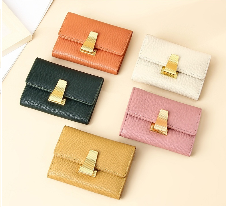 Elegante Multifunktionale Geldbörse aus Echtleder – 5 Farben!